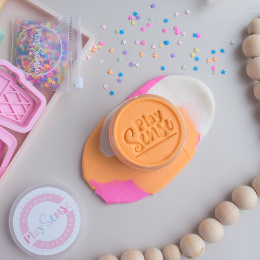 Playdough | Pastel Peach | Fruit Salad Scented: Small