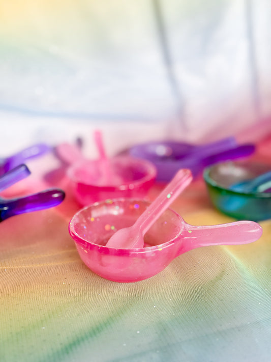 Play Scoop Set, Sensory Play Scoop Set (Pink)