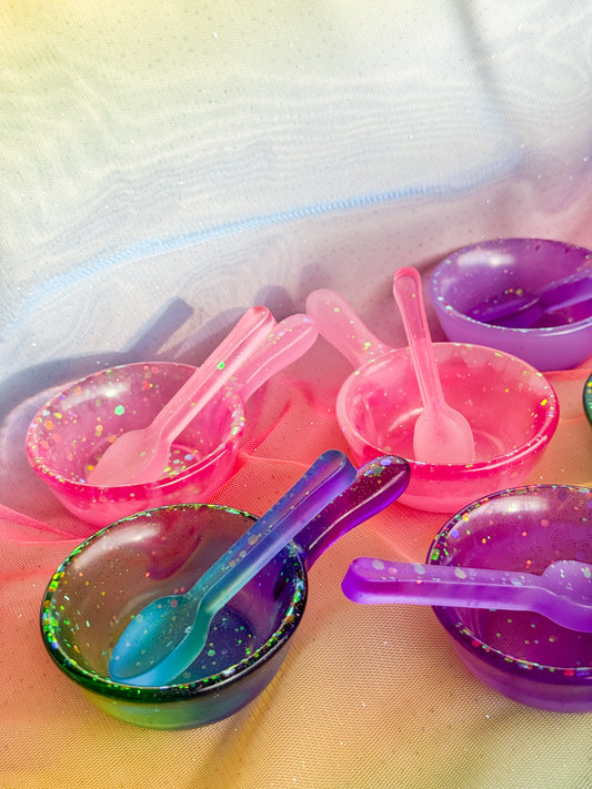 Play Scoop Set, Sensory Play Scoop Set (Moonbeam)