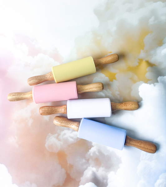 Pink Silicone Playdough Roller