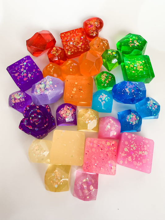 Glitter Rocks | Sensory Play Gems