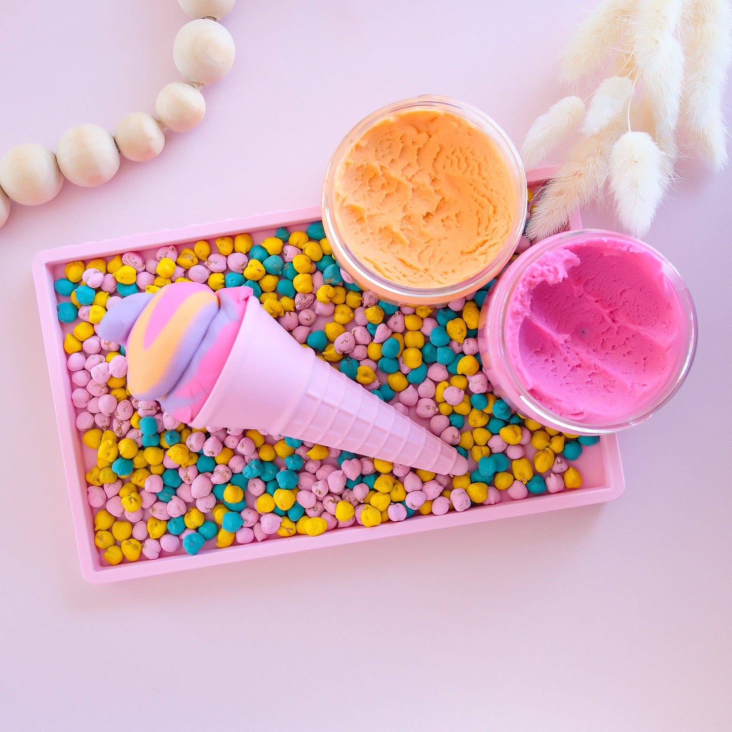 Eco Ice Cream Cone: Pink