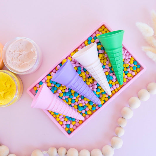 Eco Ice Cream Cone: Purple