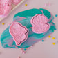 Eco Playdough Stamp | Mermaid: Pink