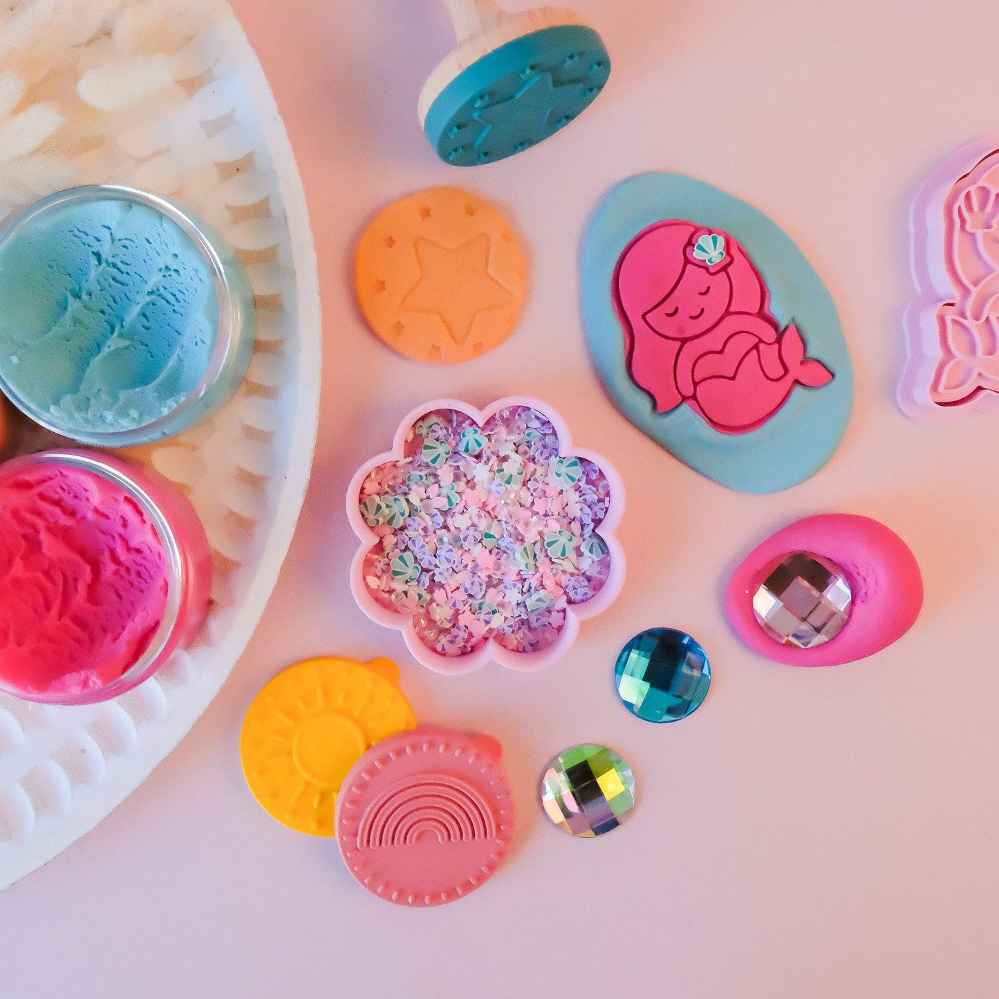 Eco Scallop Trinket Tray: Pink