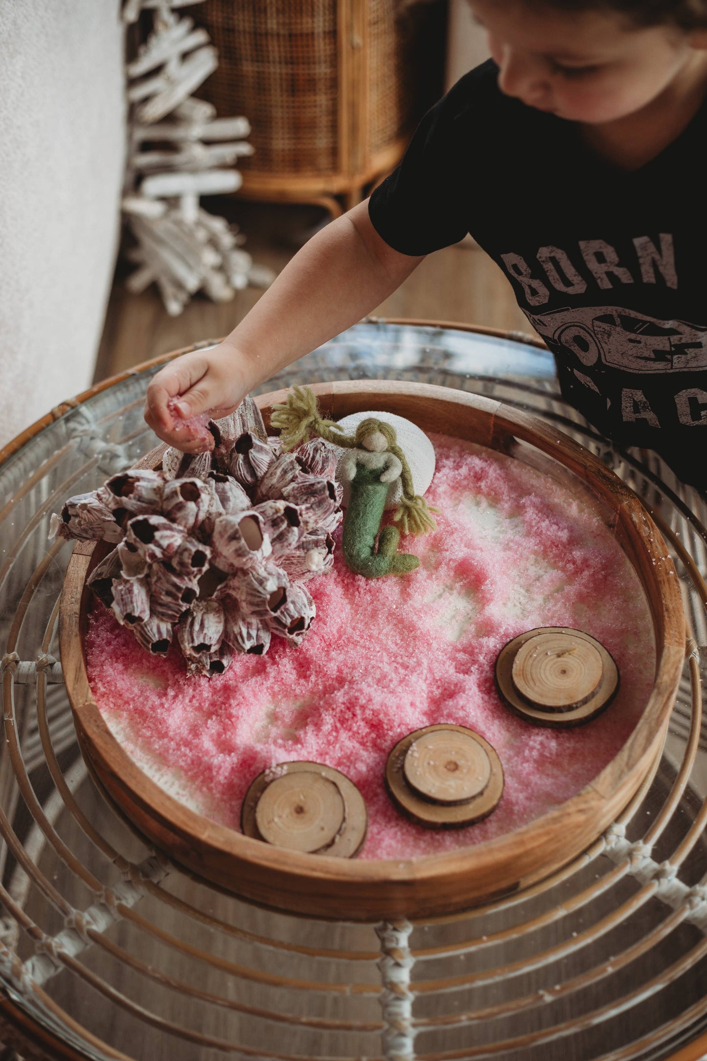 Seastar Fluff - Pink Instant Snow