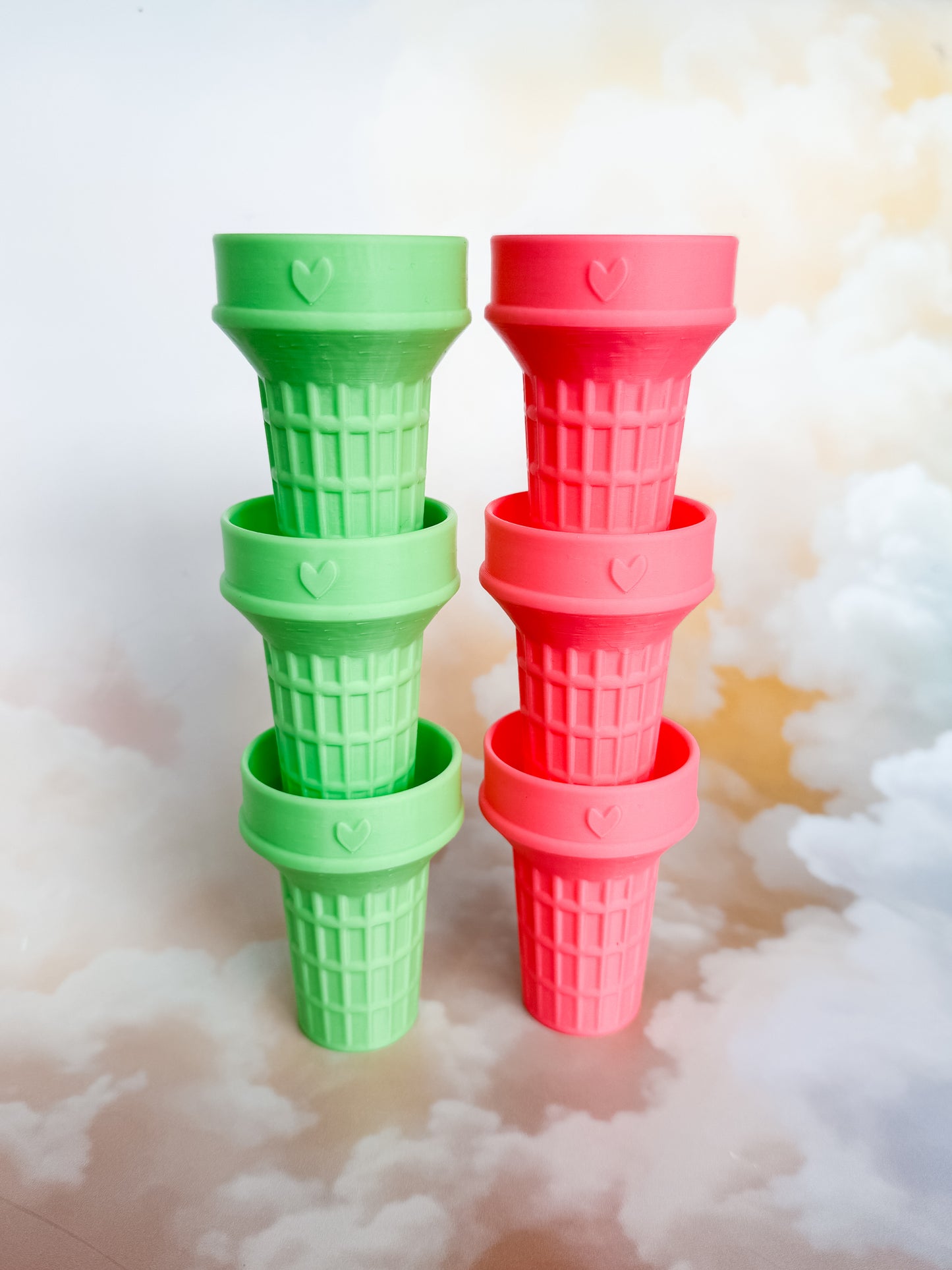 Ice Cream Cones (Bright Green)
