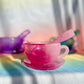 Teacup Set Play Accessories (2 tone Pink)