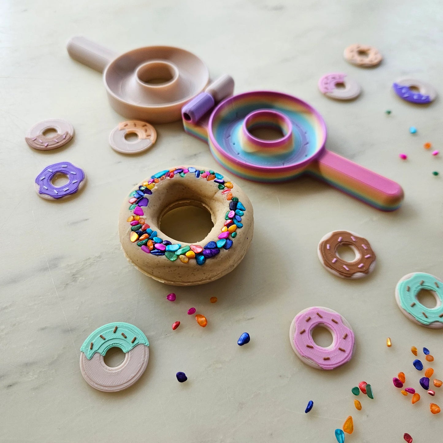 Eco Donut Press: Rainbow