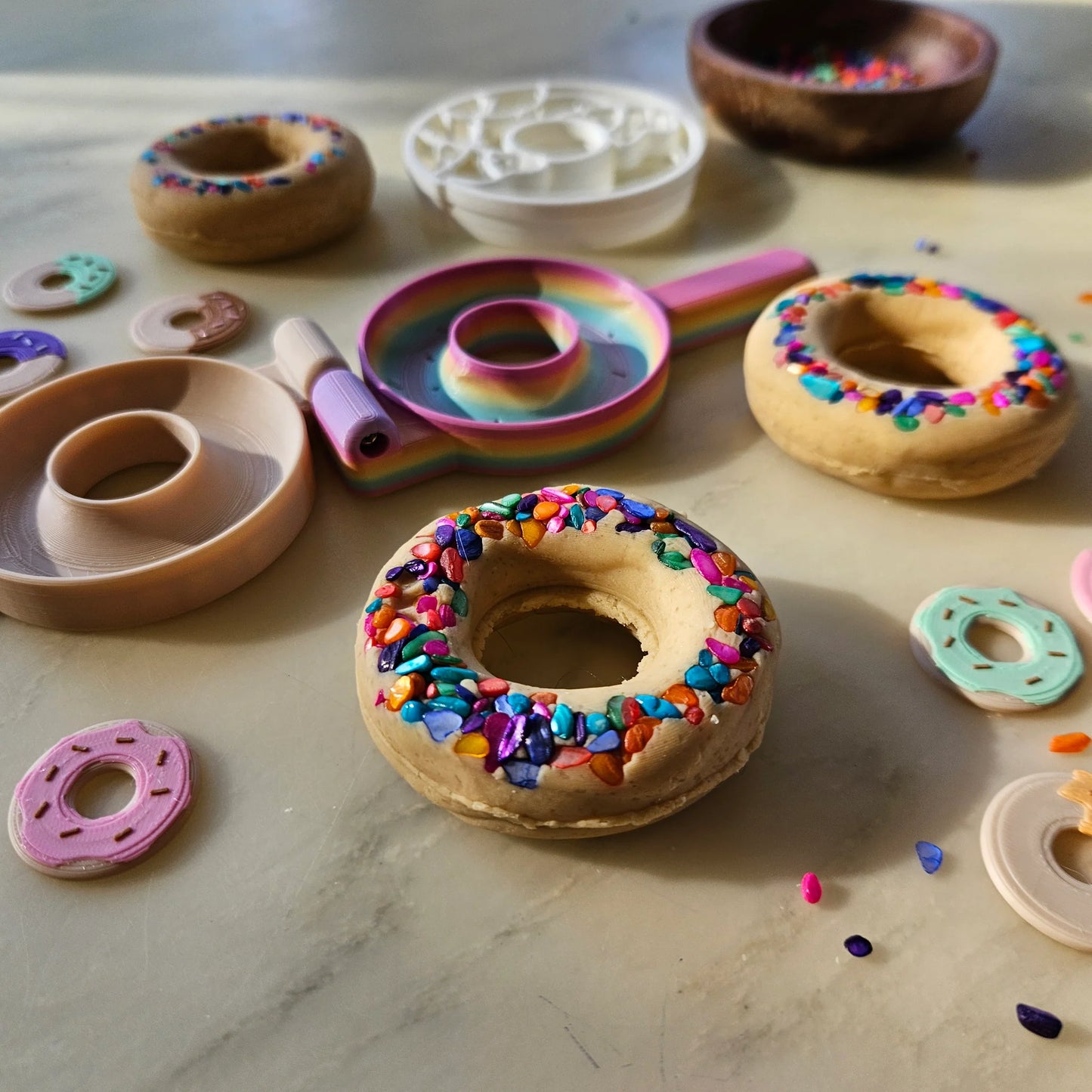 Eco Donut Press: Rainbow