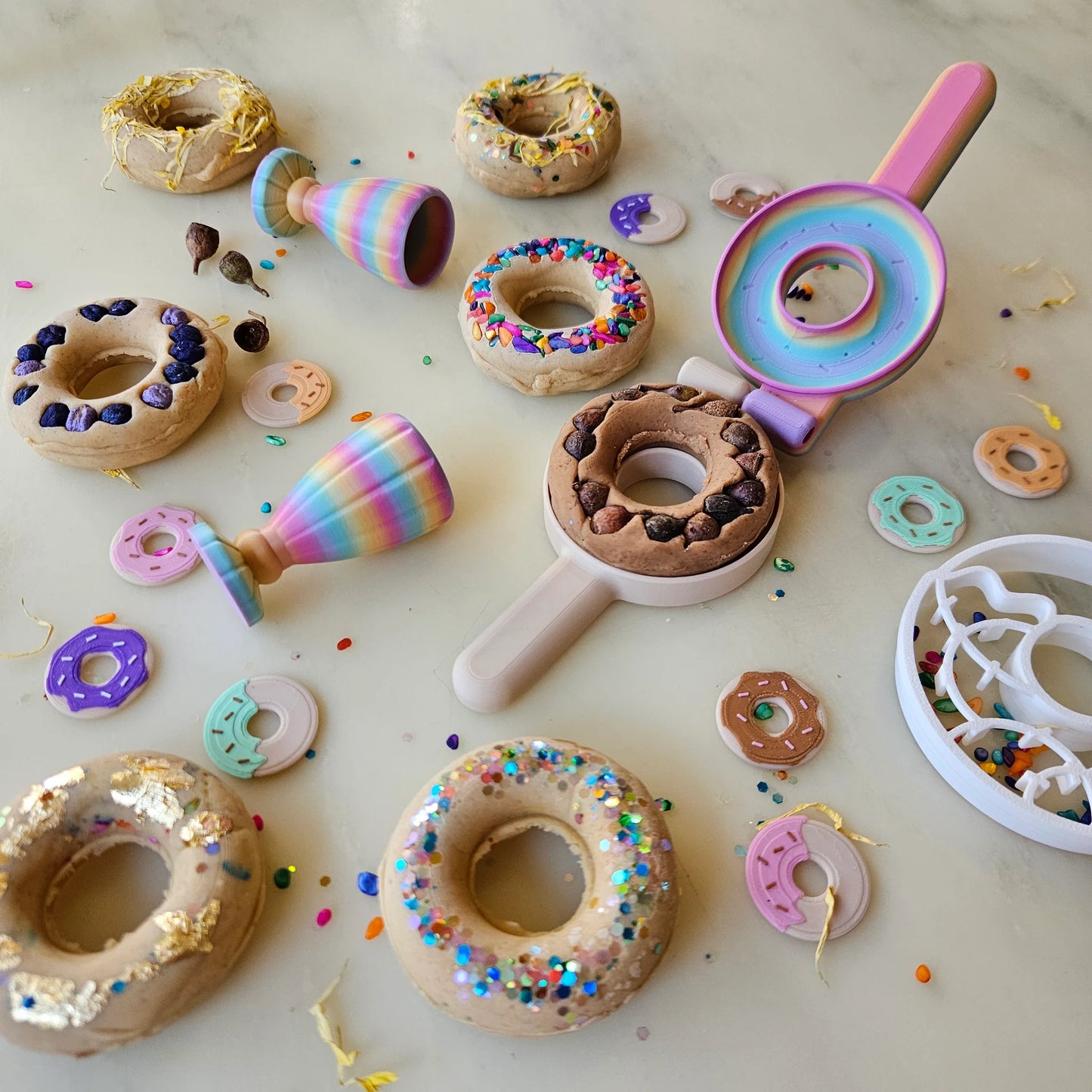 Eco Donut Press: Rainbow