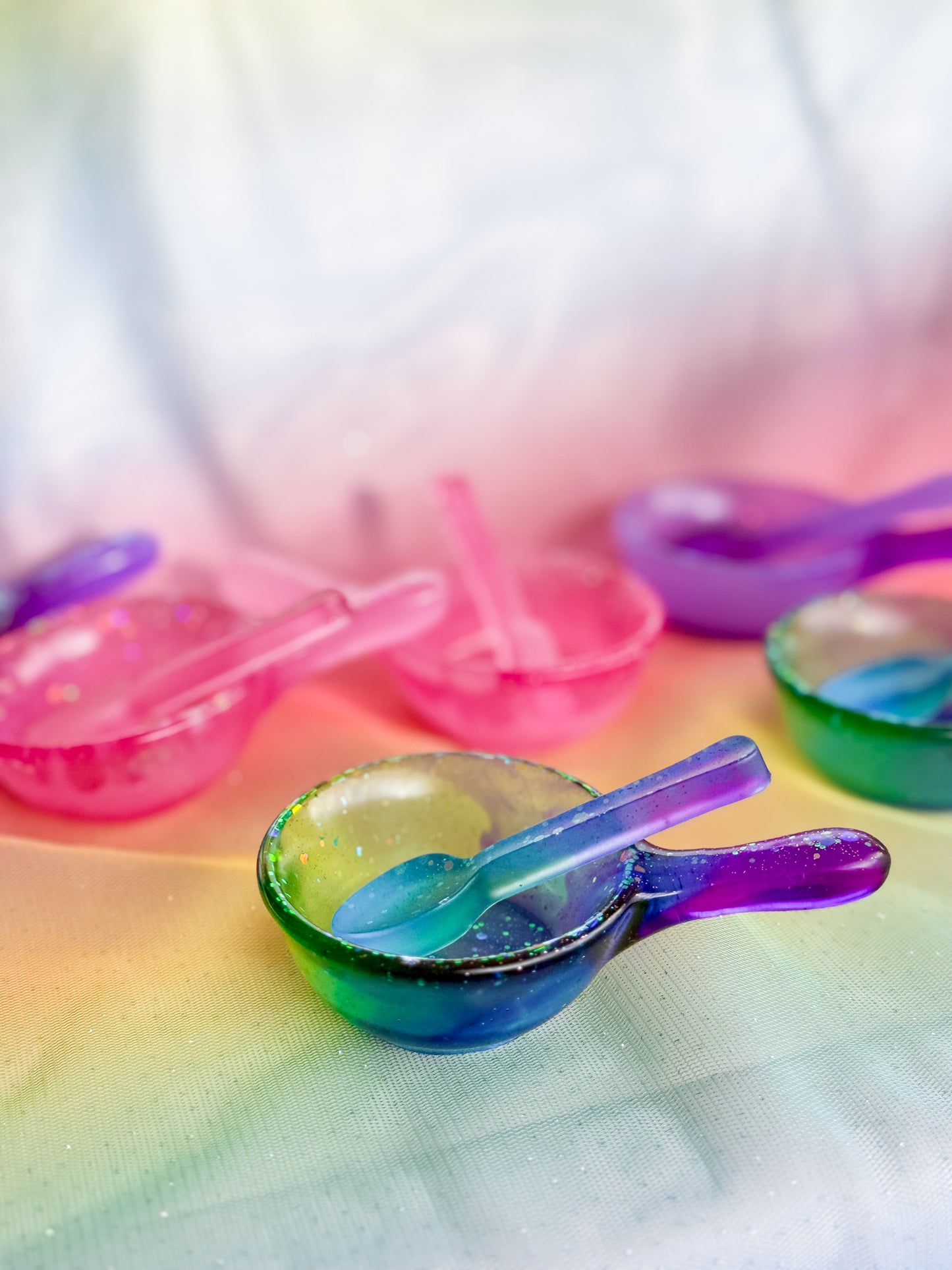 Play Scoop Set, Sensory Play Scoop Set (Moonbeam)