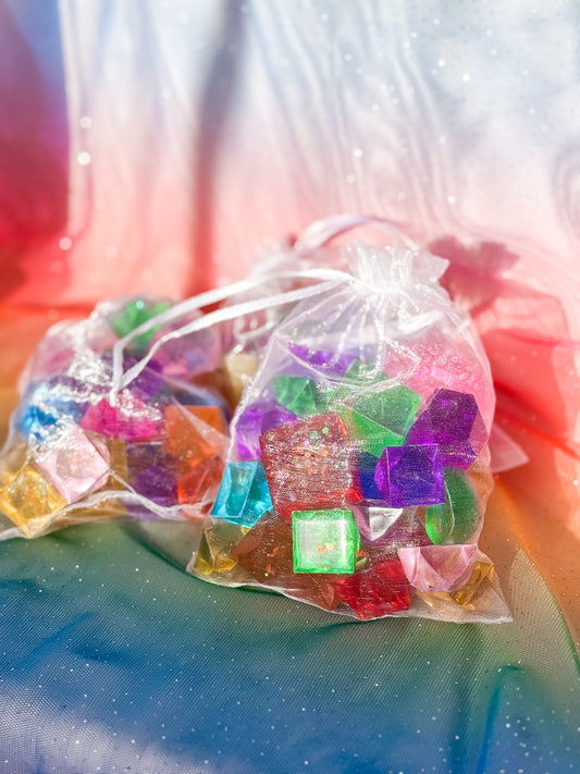 Glitter Rocks | Sensory Play Gems