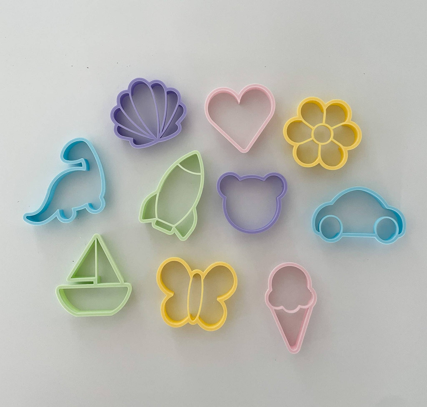 Playdough Assorted Colour Eco Cutter Set™ | Playdough Cutters