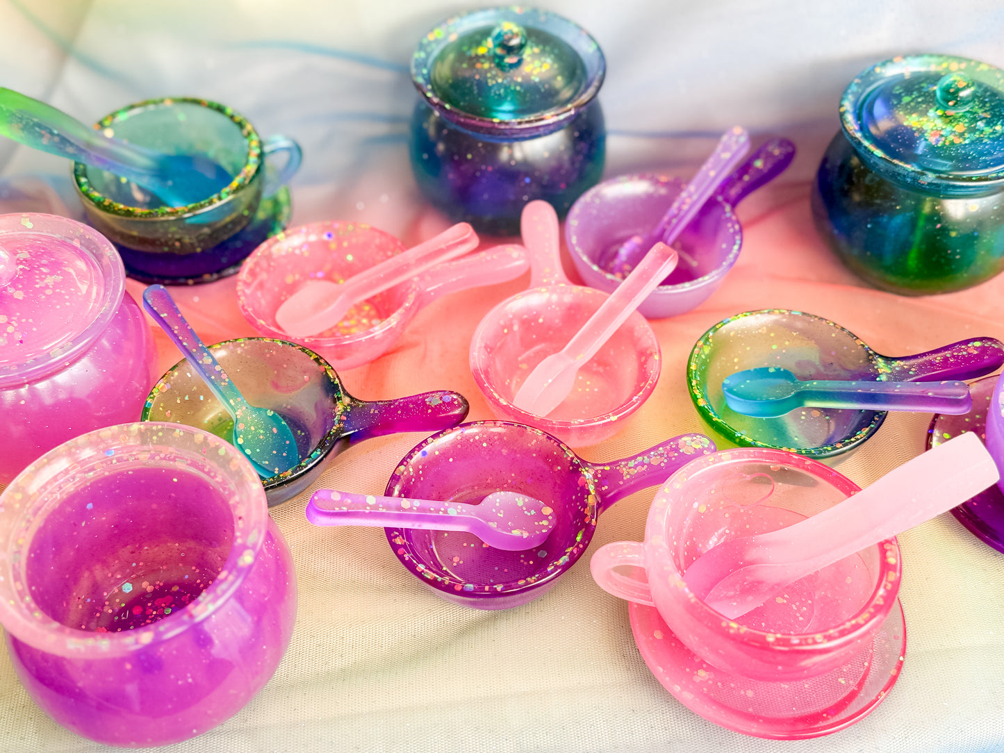Play Scoop Set, Sensory Play Scoop Set (Purple)