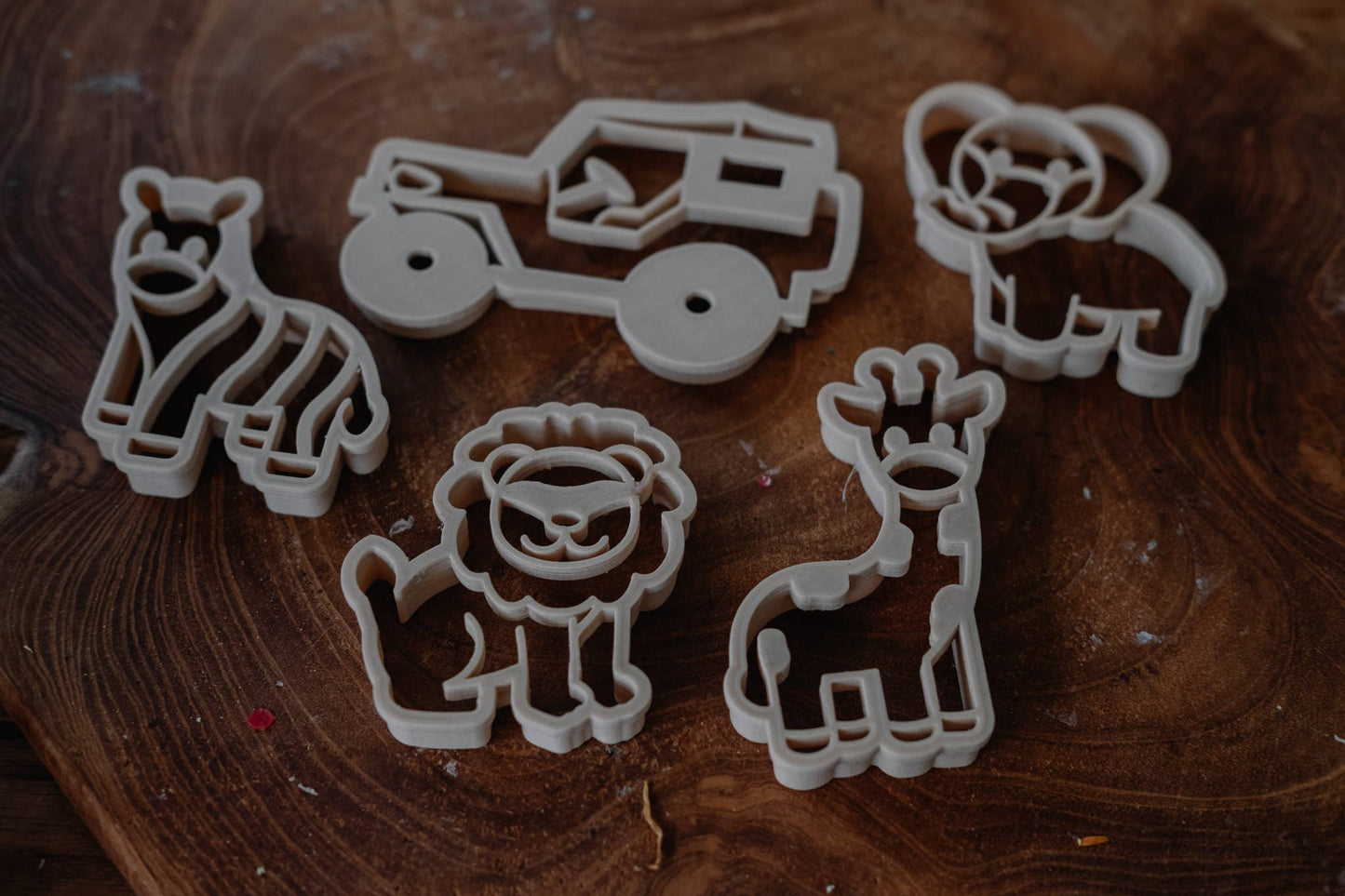 Mini Safari Eco Cutter ™ Set | Playdough Cutters