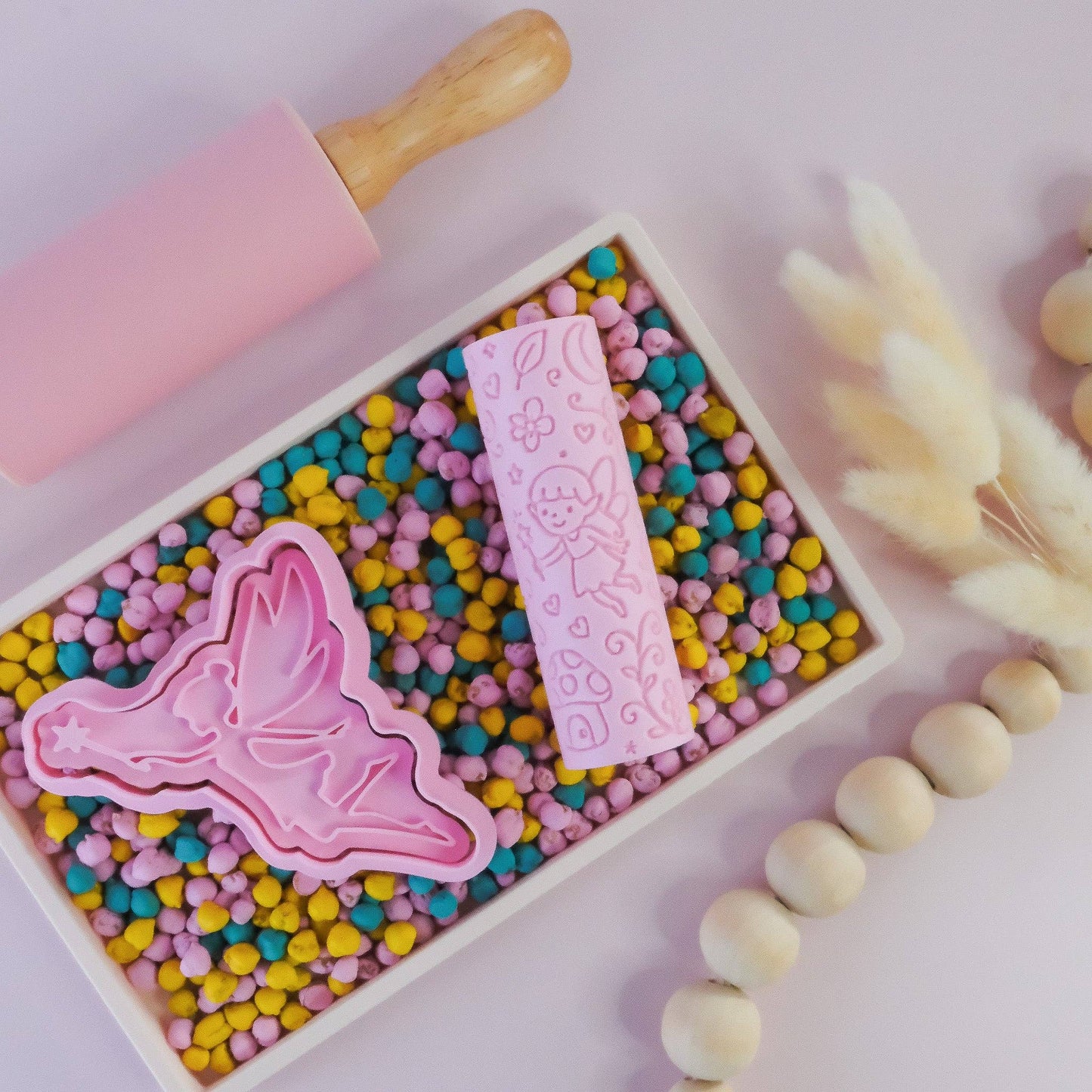 Eco Textured Roller | Fairy: Pink