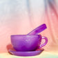Teacup Set Play Accessories (2 tone Purple)