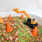 Construction Cones - Sensory Play & Playdough Add In | Set of 6