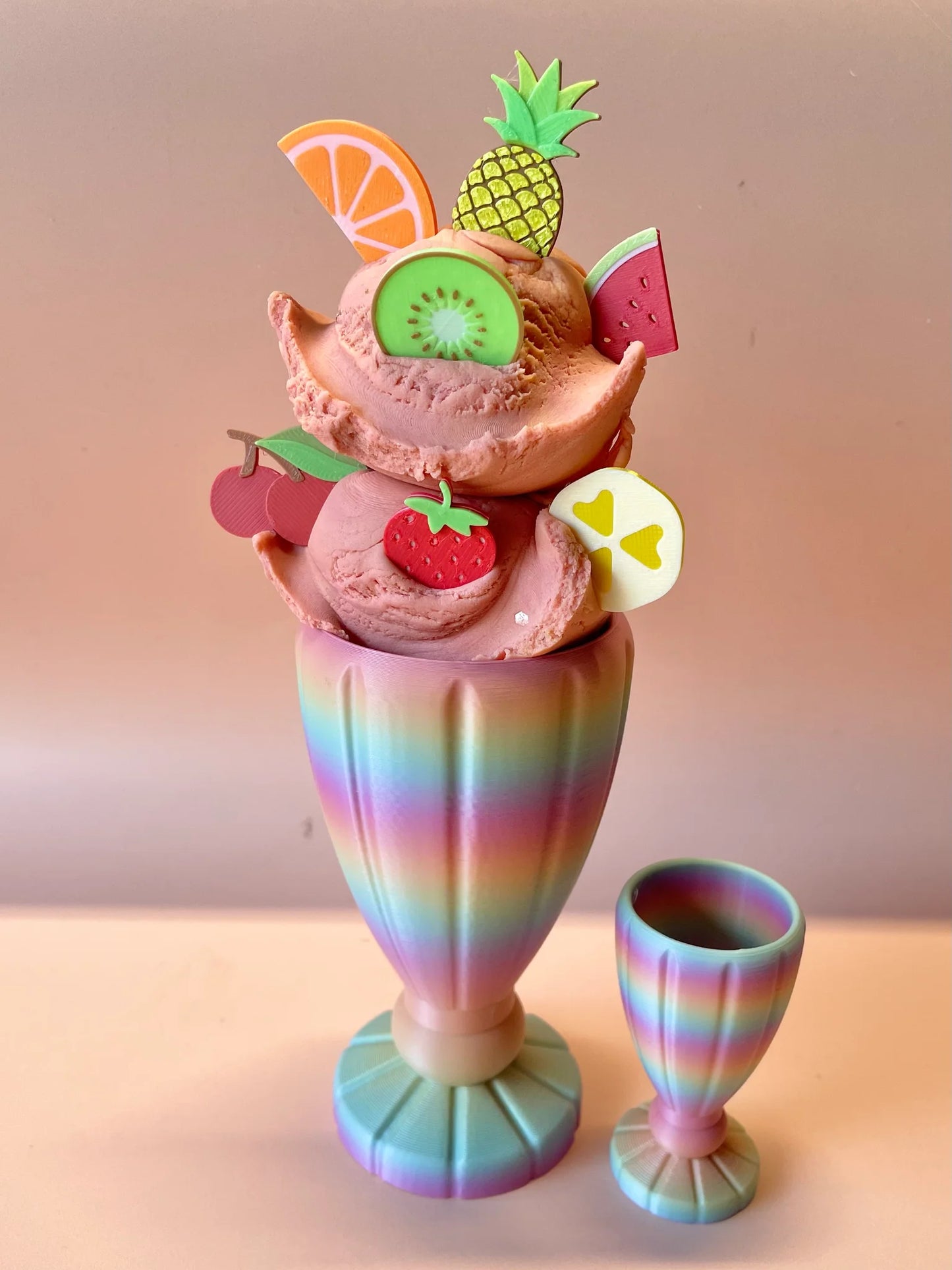 Jumbo Icecream Sundae Cup - Rainbow