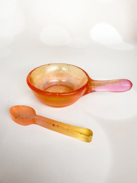 Play Scoop Set, Sensory Play Scoop Set (Sunset)