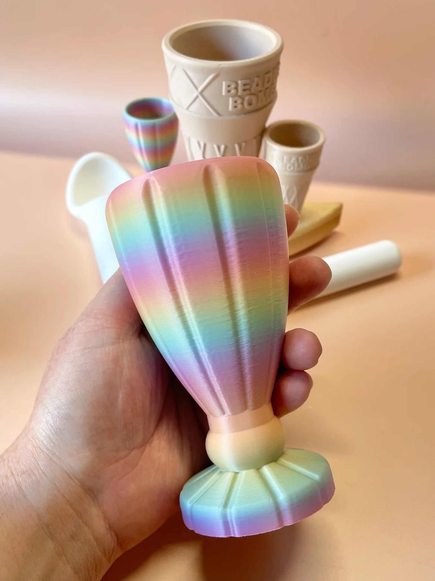 Jumbo Icecream Sundae Cup - Rainbow