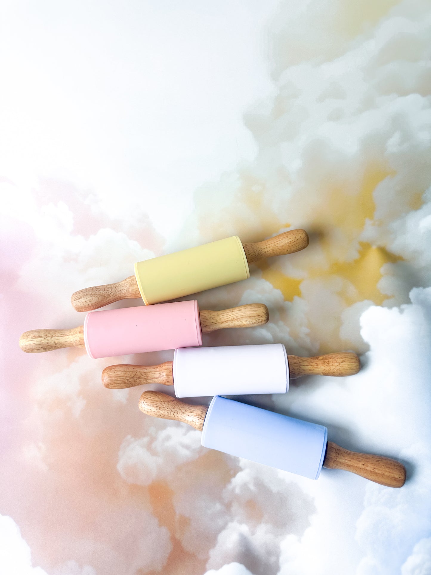 Light Yellow Silicone Playdough Roller