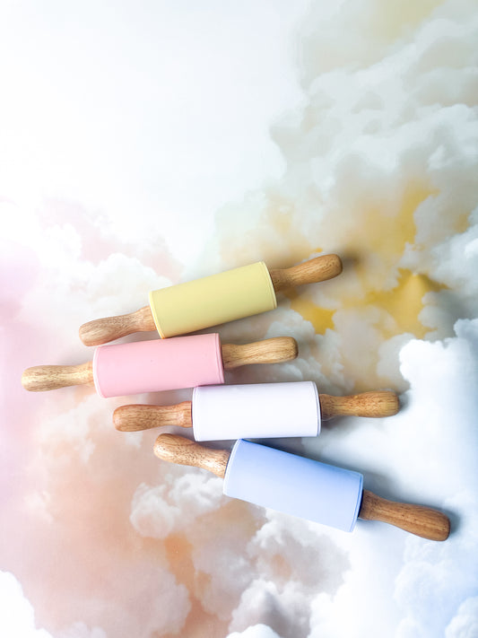 Light Yellow Silicone Playdough Roller