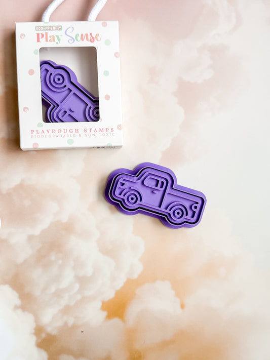 Eco Playdough Stamp | Truck (PURPLE)