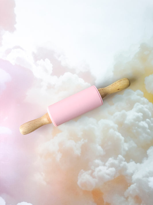 Pink Silicone Playdough Roller