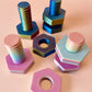 Eco Nut & Bolt Fidget - Metallic Rainbow