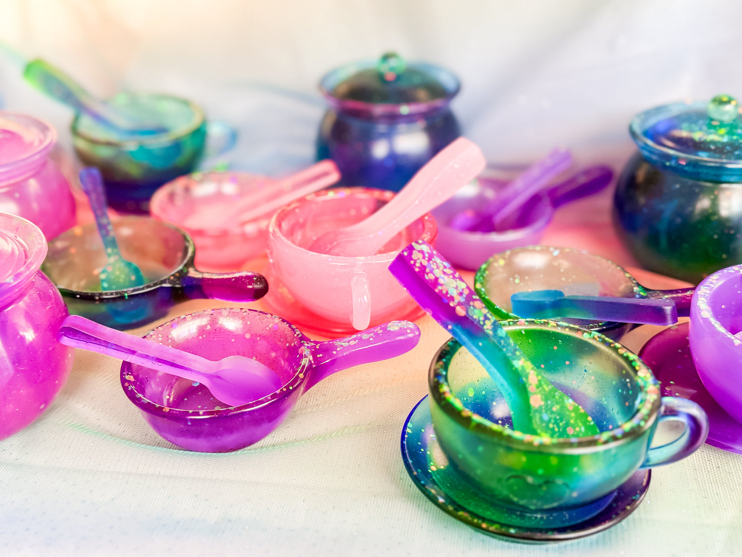 Play Scoop Set, Sensory Play Scoop Set (Purple)