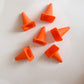 Construction Cones - Sensory Play & Playdough Add In | Set of 6
