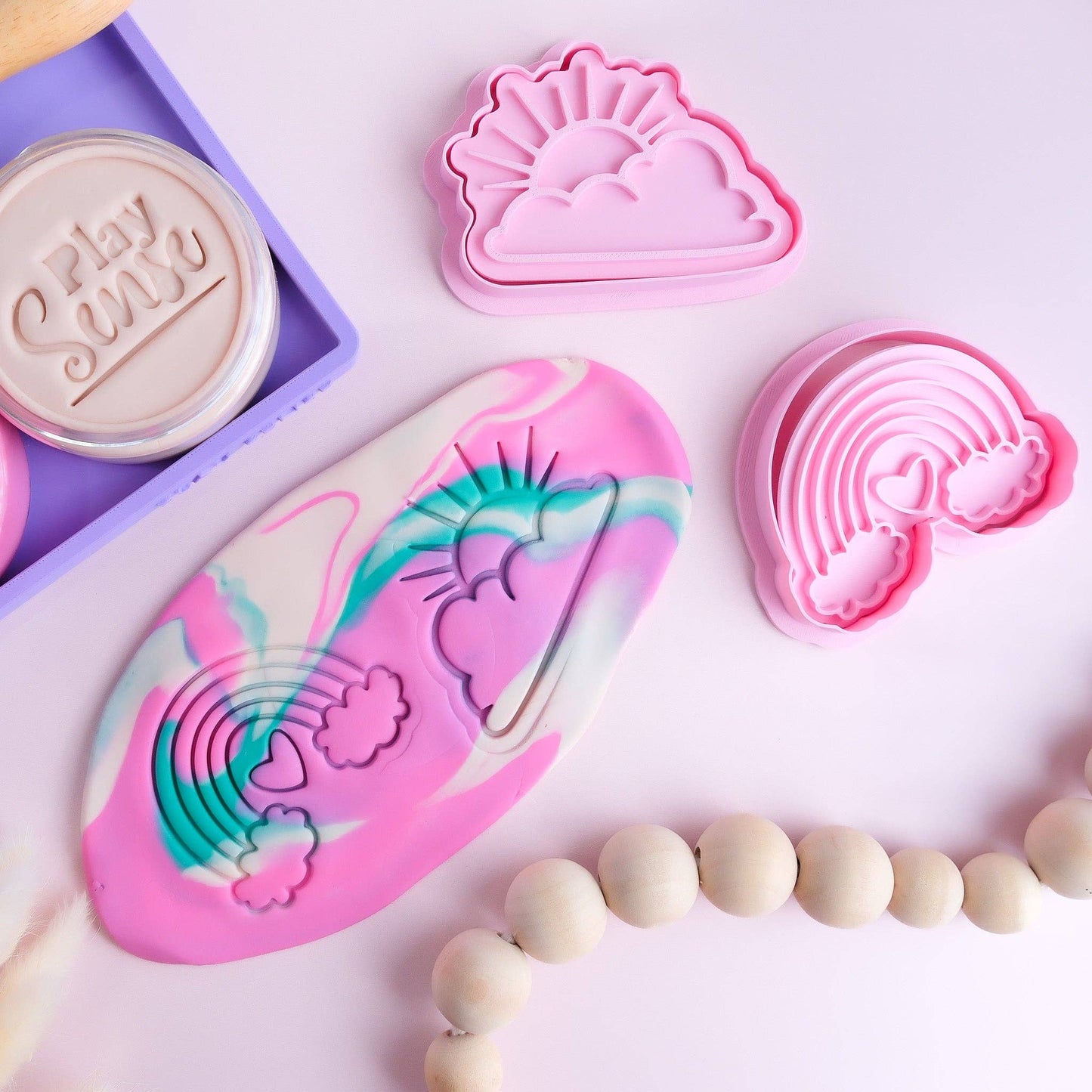 Playdough | Bright Pink | Raspberry Candy Scented: Small