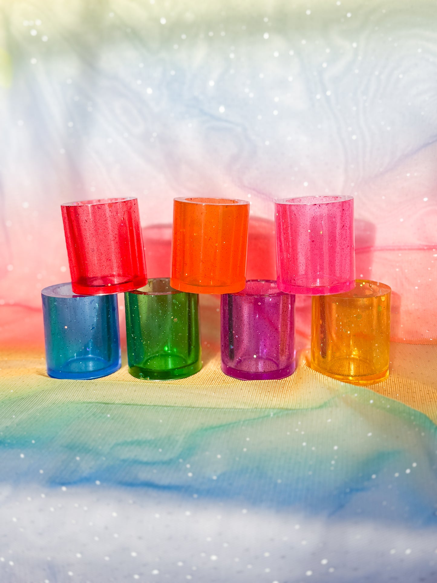 Rainbow Play Cup Set