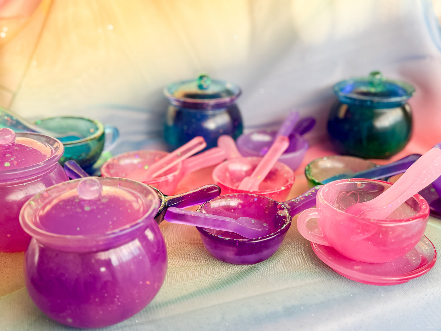 Play Scoop Set, Sensory Play Scoop Set (Purple)