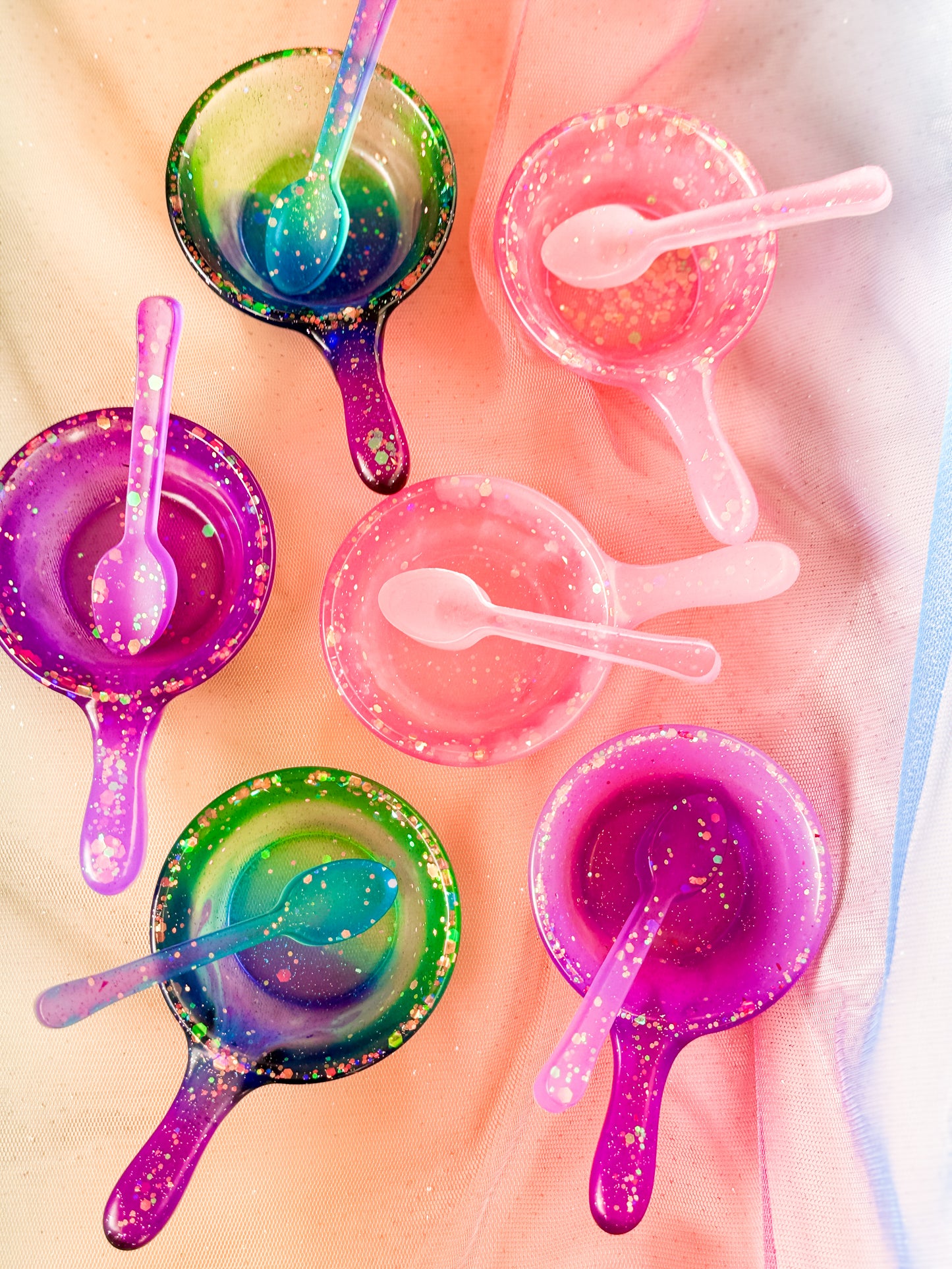 Play Scoop Set, Sensory Play Scoop Set (Pink)