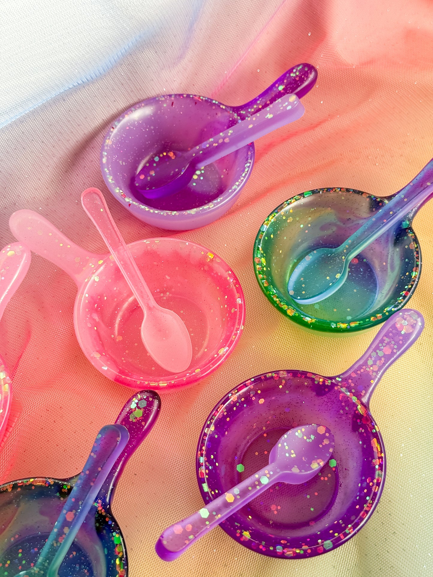 Play Scoop Set, Sensory Play Scoop Set (Pink)
