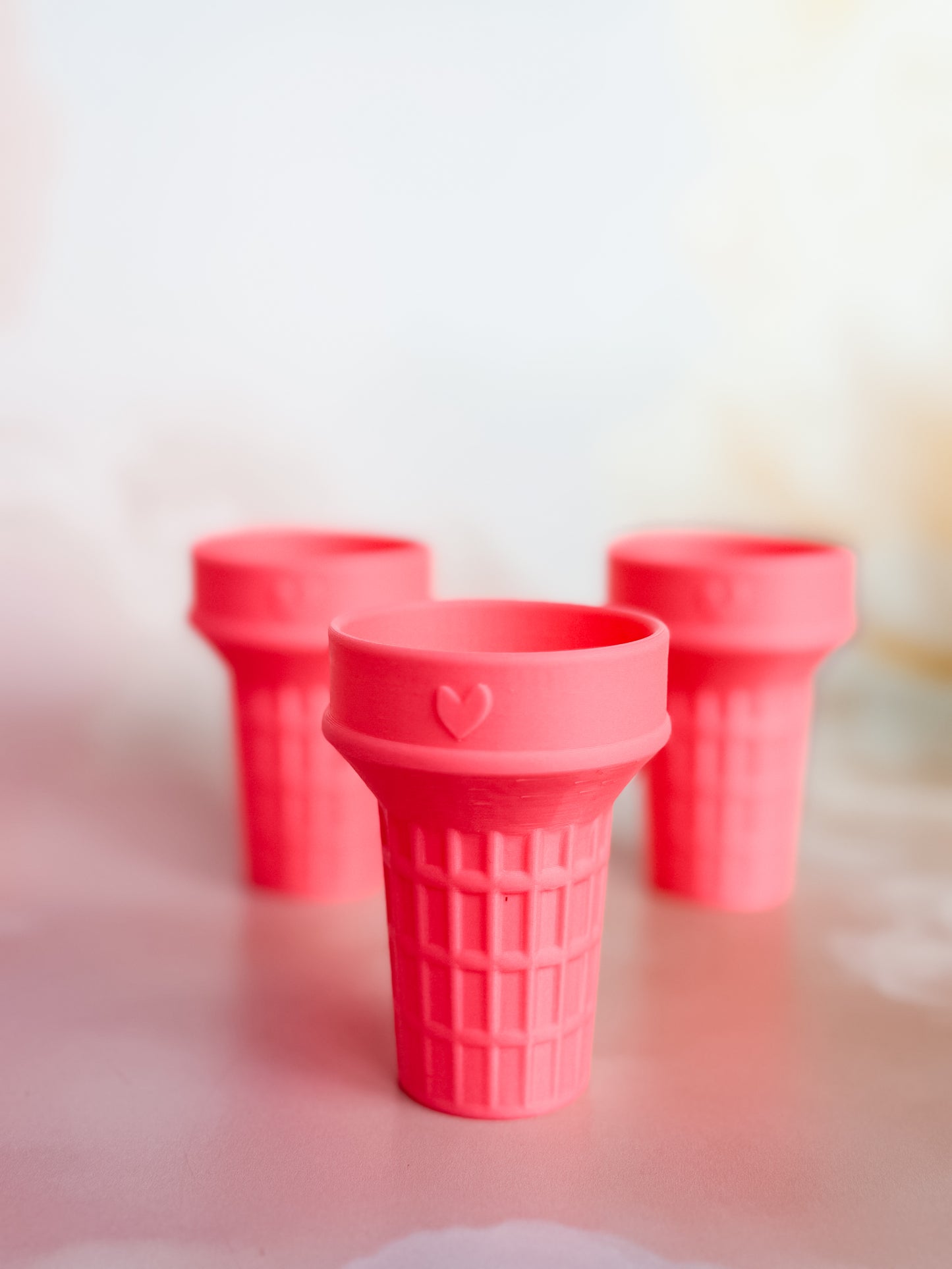 Ice Cream Cones (Bright / Neon Pink)