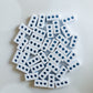 Construction Eco Mini Play Bricks | Set of 12 (Pink, Blue, White)