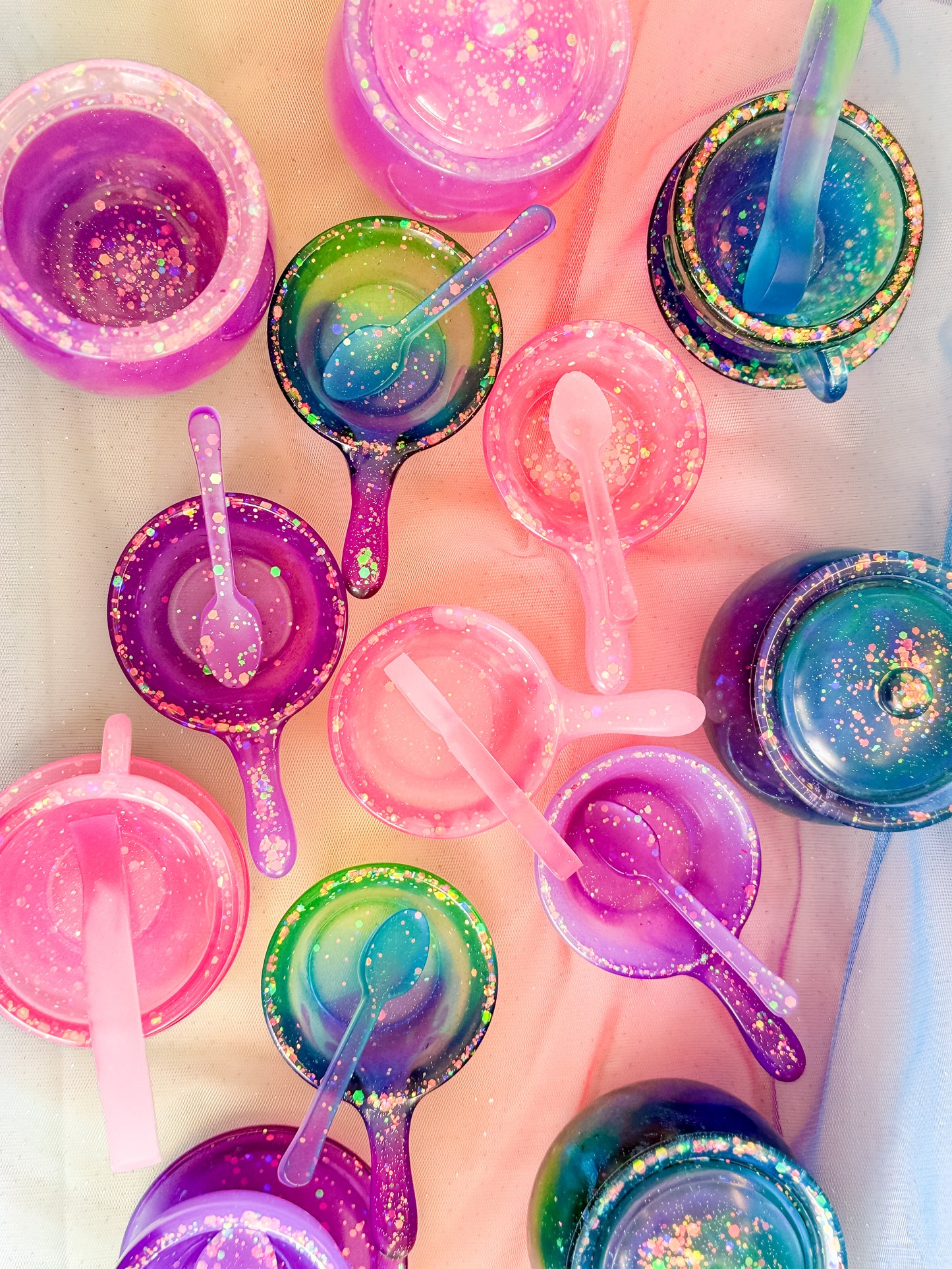 Play Scoop Set, Sensory Play Scoop Set (Pink)