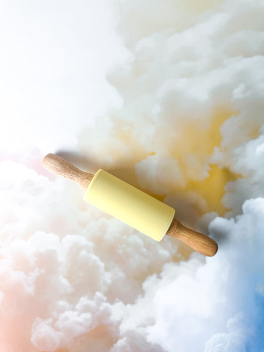 Light Yellow Silicone Playdough Roller