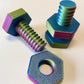 Eco Nut & Bolt Fidget - Metallic Rainbow