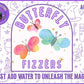 Butterfly Drop Fizzers - 6 pack