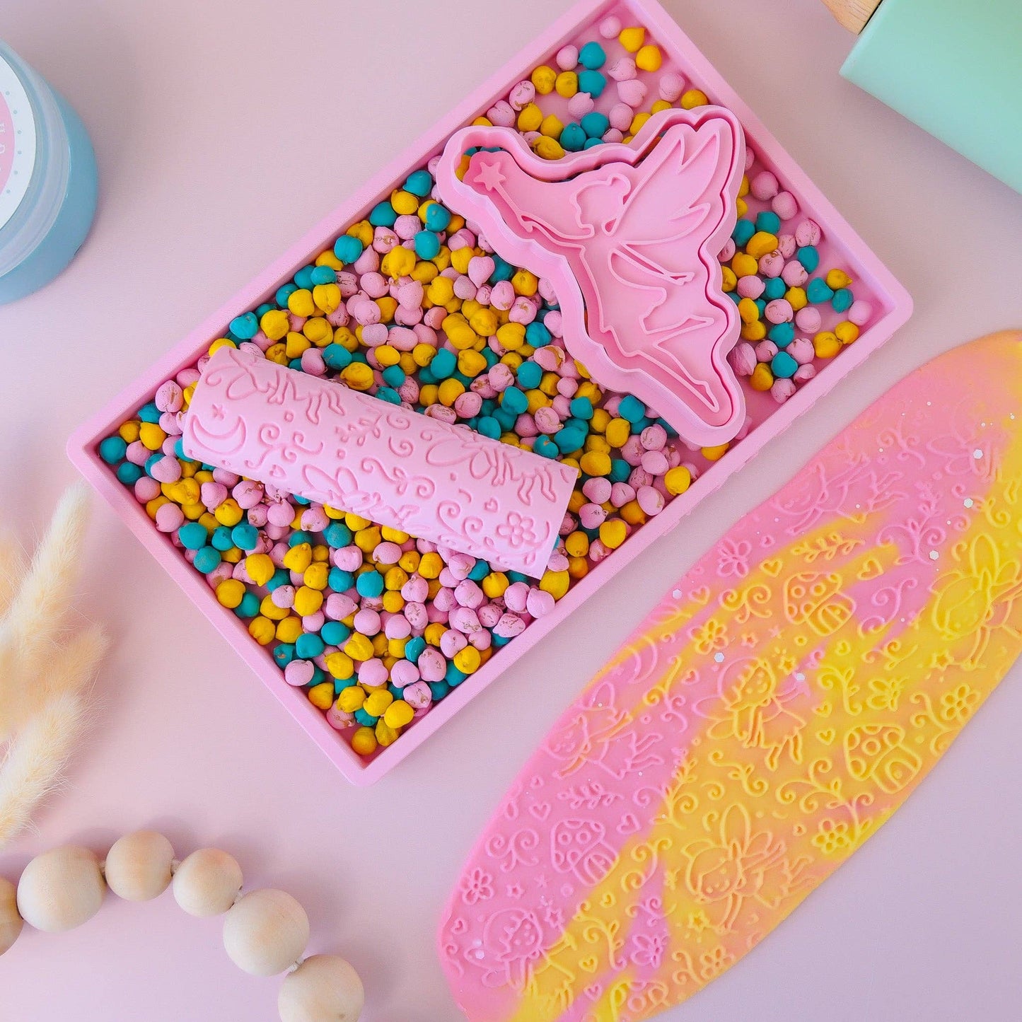 Eco Textured Roller | Fairy: Pink