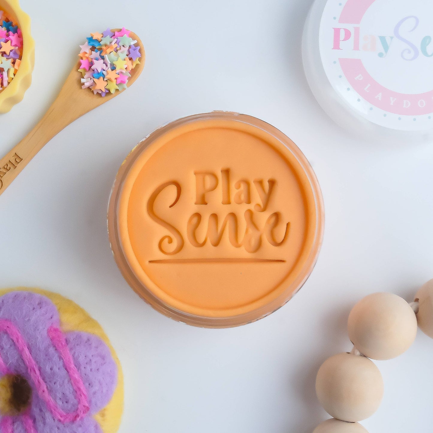 Playdough | Pastel Peach | Fruit Salad Scented: Small