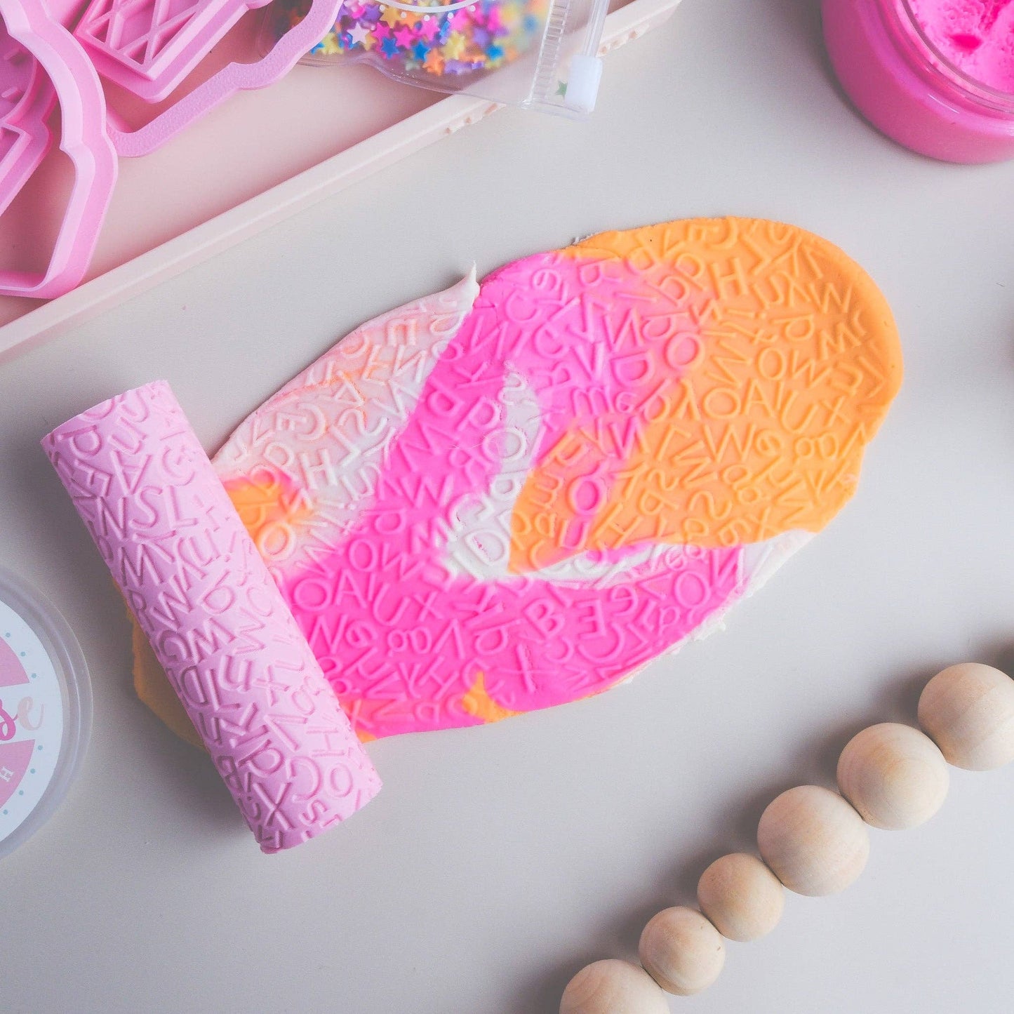 Playdough | Bright Pink | Raspberry Candy Scented: Small
