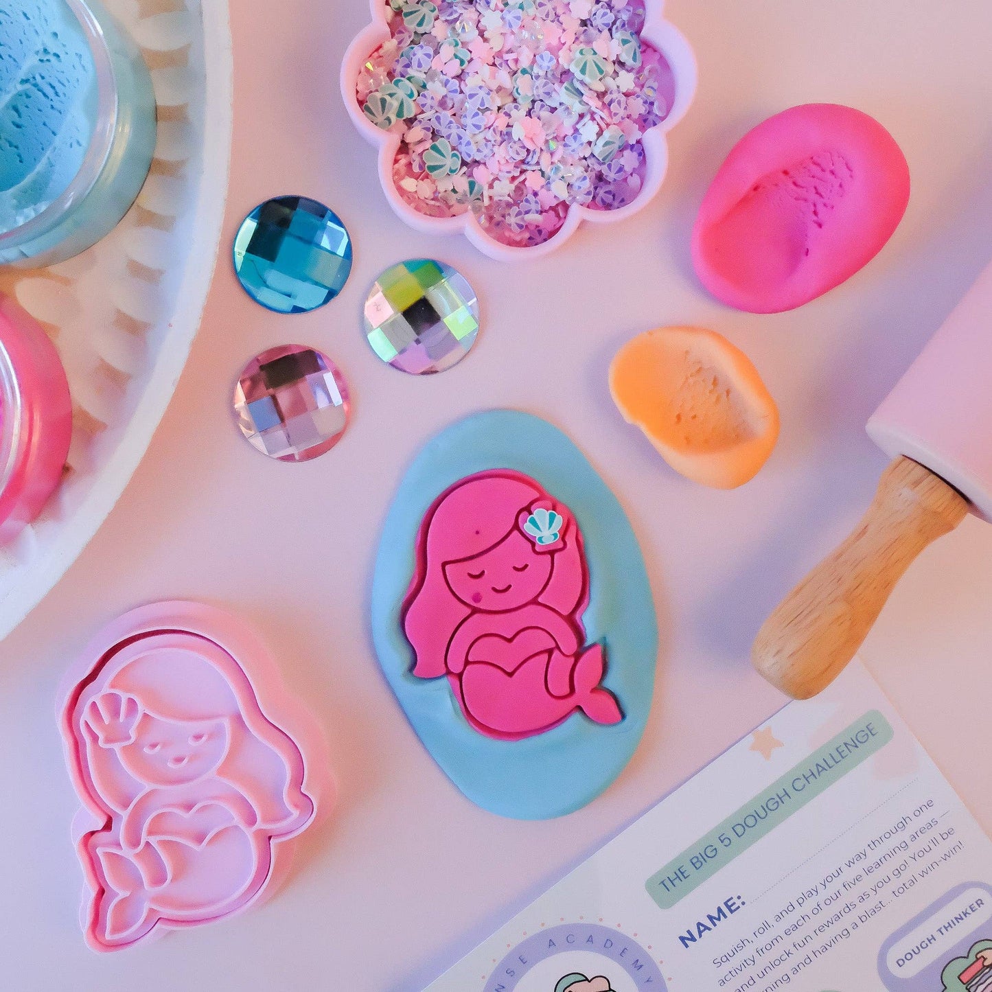 Eco Scallop Trinket Tray: Pink