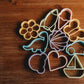 Playdough Assorted Colour Eco Cutter Set™ | Playdough Cutters